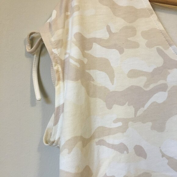 Jane and Delancey Camo Lace Up Muscle Tee - Picture 6 of 14